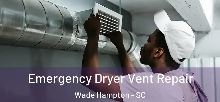 Emergency Dryer Vent Repair Wade Hampton - SC